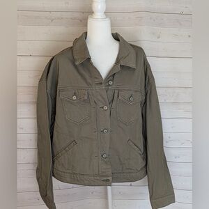 NWOT Green Old Navy Jean Jacket